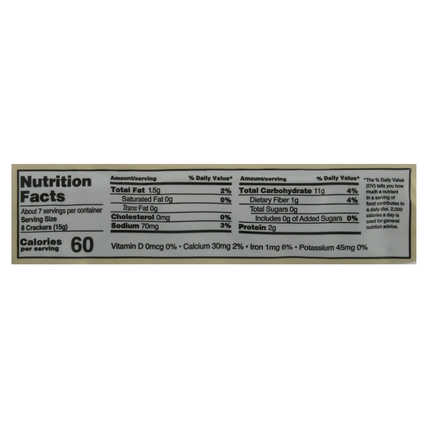 Edward & Sons Black Sesame Brown Rice Snaps 3.5 oz Wrapper