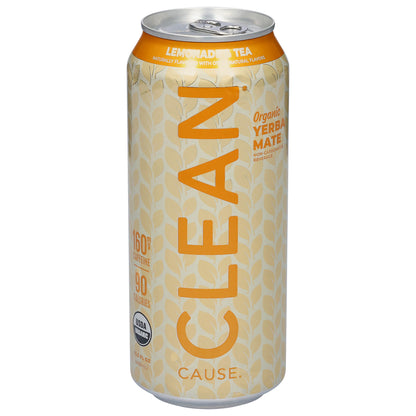 Clean Cause Organic Lemonade & Tea Yerba Mate 15.5 fl oz