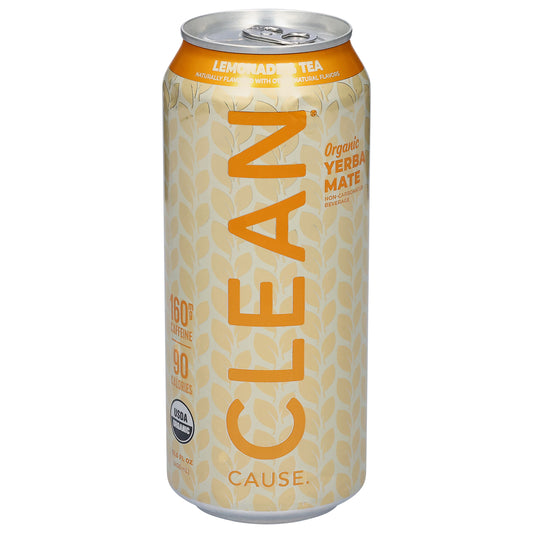 Clean Cause Organic Lemonade & Tea Yerba Mate 15.5 fl oz