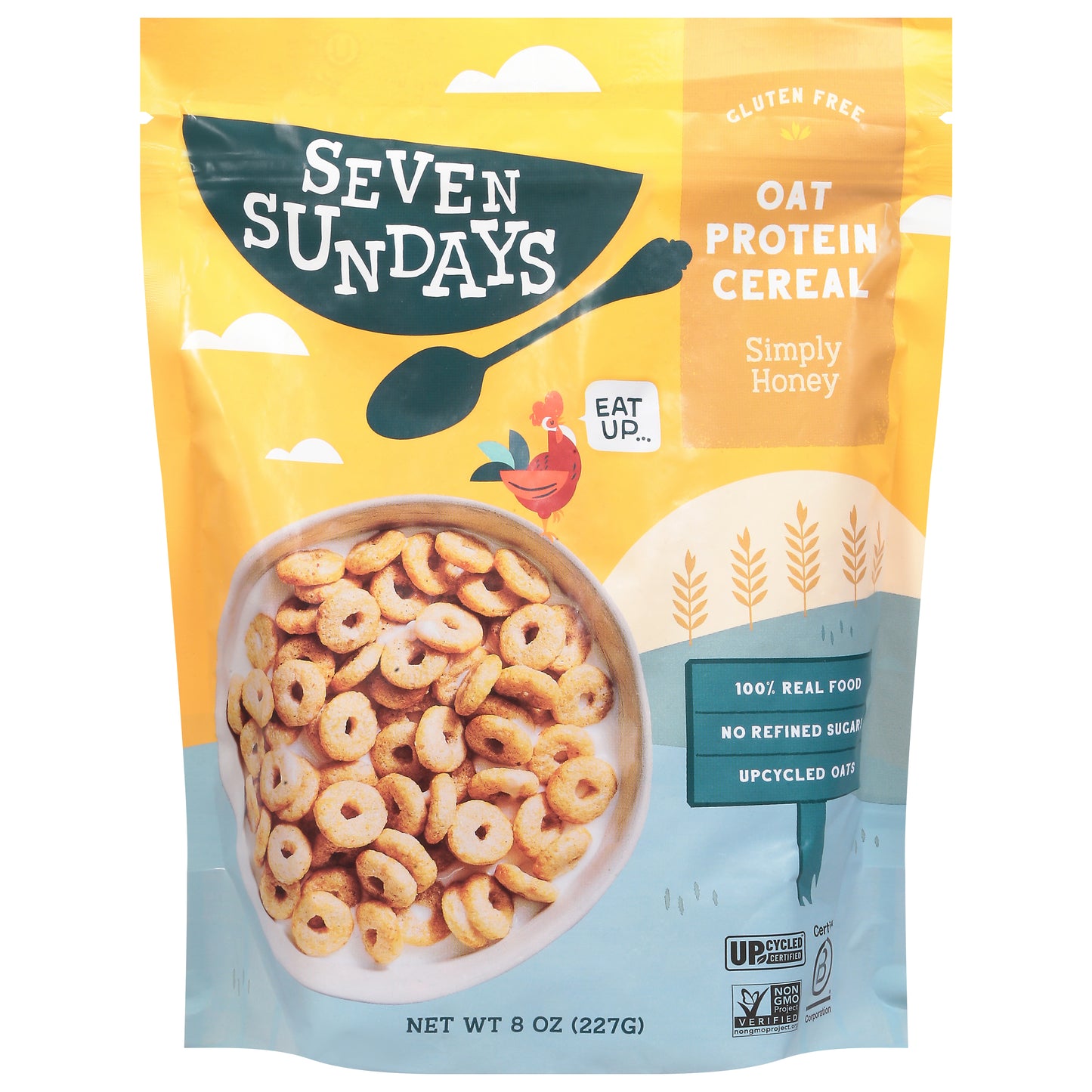 Seven Sundays Oat Protein Honey Cereal 8 oz