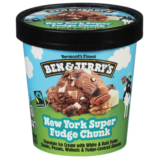 Ben & Jerry's New York Super Fudge Chunk Ice Cream 1 pt