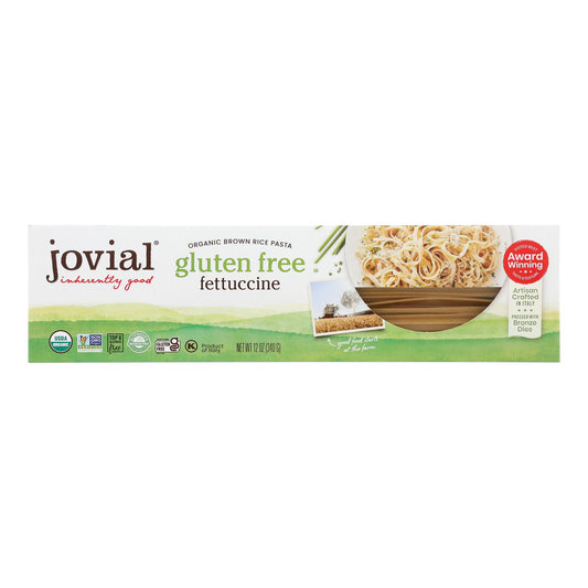 Jovial, Organic Brown Rice Fettuccine, 12 Oz