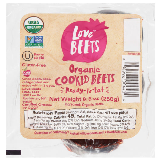 Love Beets Ready-to-Eat Cooked Organic Beets 8.8 oz
