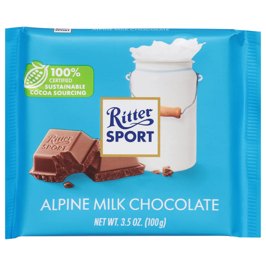 Ritter Sport Alpine Milk Chocolate 3.5 oz