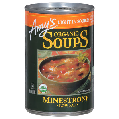 Amy's Low Fat Organic Minestrone Soups 14.1 oz