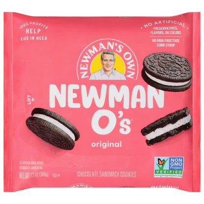 Newman's Own Original Chocolate Sandwich Cookies 13 oz