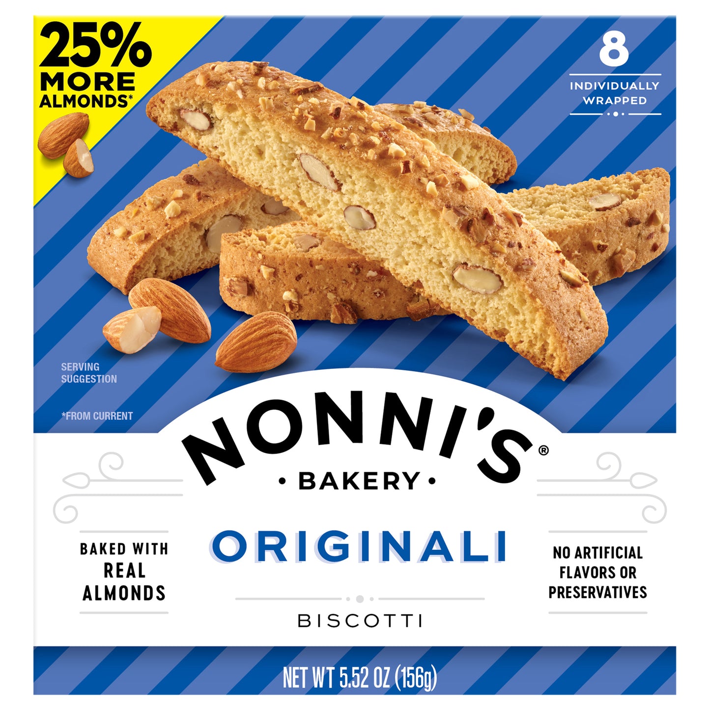 Nonni’s Originali Biscotti, 8-count carton 5.52 oz