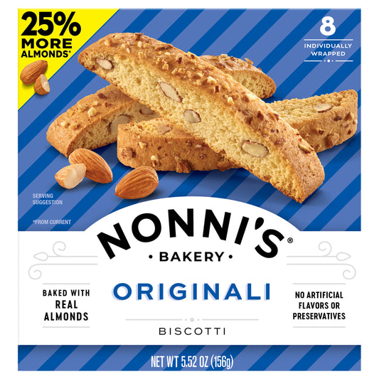 Nonni’s Originali Biscotti, 8-count carton 5.52 oz