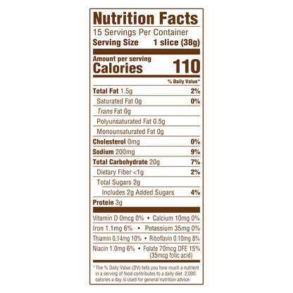 Alfaro's Artesano White Bakery Bread, 20 oz