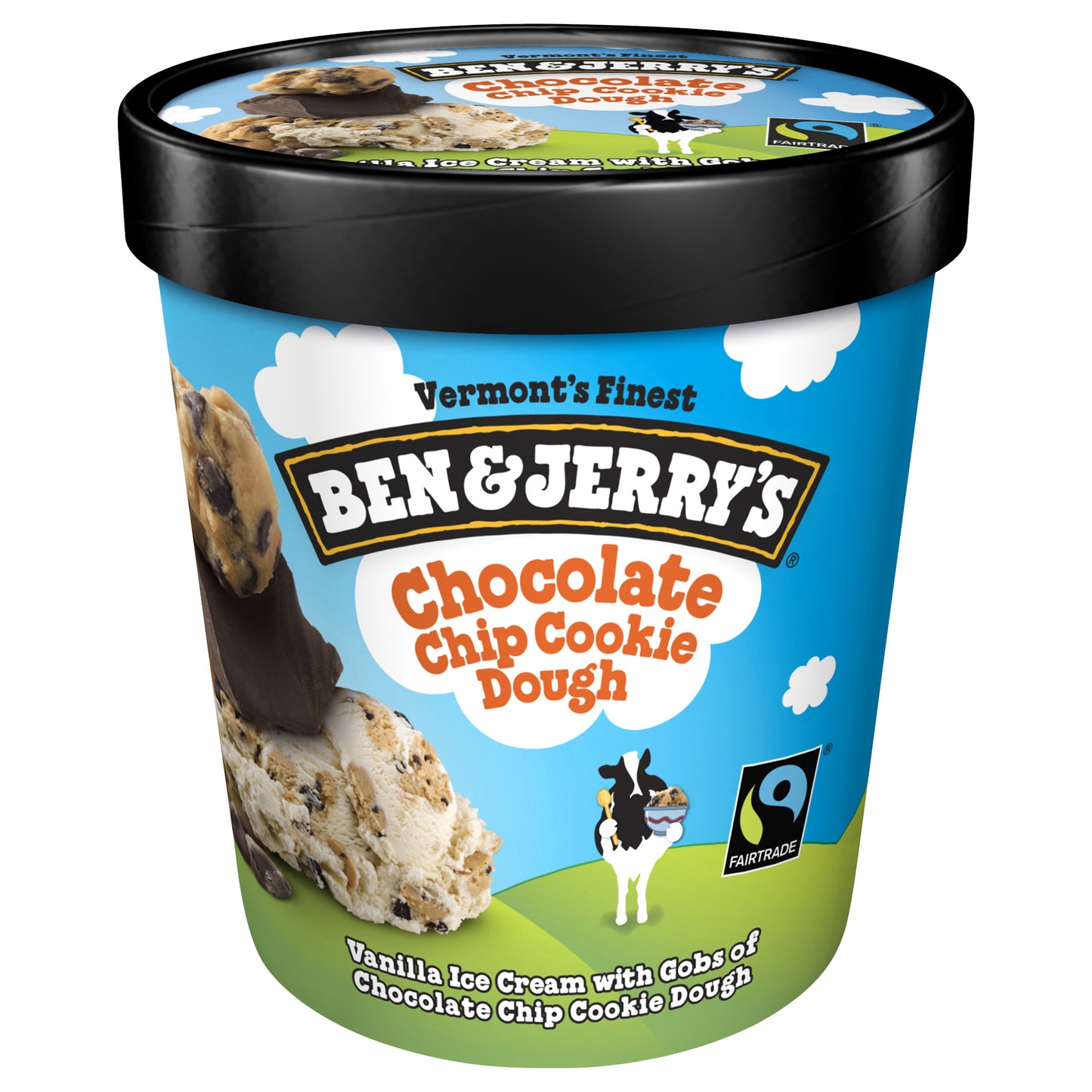 Ben & Jerry's Ice Cream Chocolate Chip Cookie Dough 16 oz