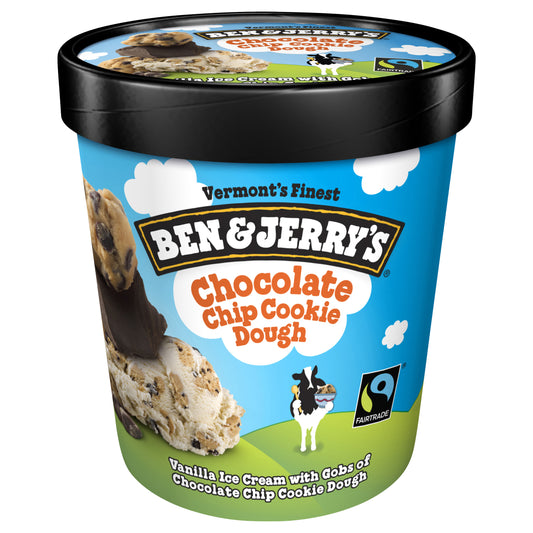 Ben & Jerry's Ice Cream Chocolate Chip Cookie Dough 16 oz