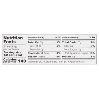 Kate's Real Food Gluten Free Peanut Butter Milk Chocolate Bar 2.2 oz