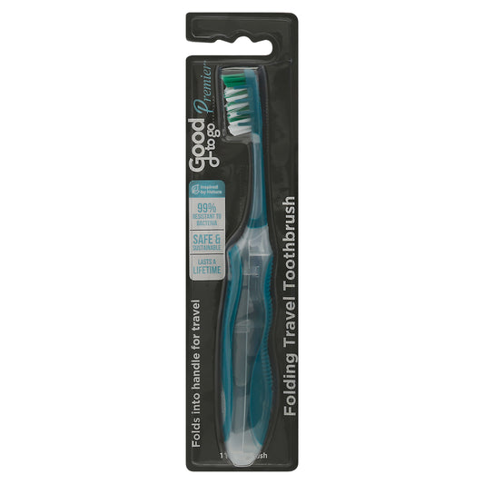 Good To Go Premier Folding Travel Toothbrush 1 ea