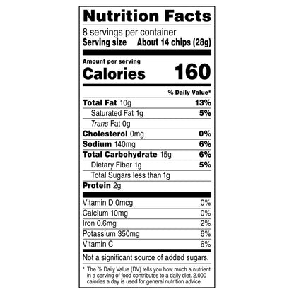 Ruffles Simply Potato Chips Sea Salted 8 Oz