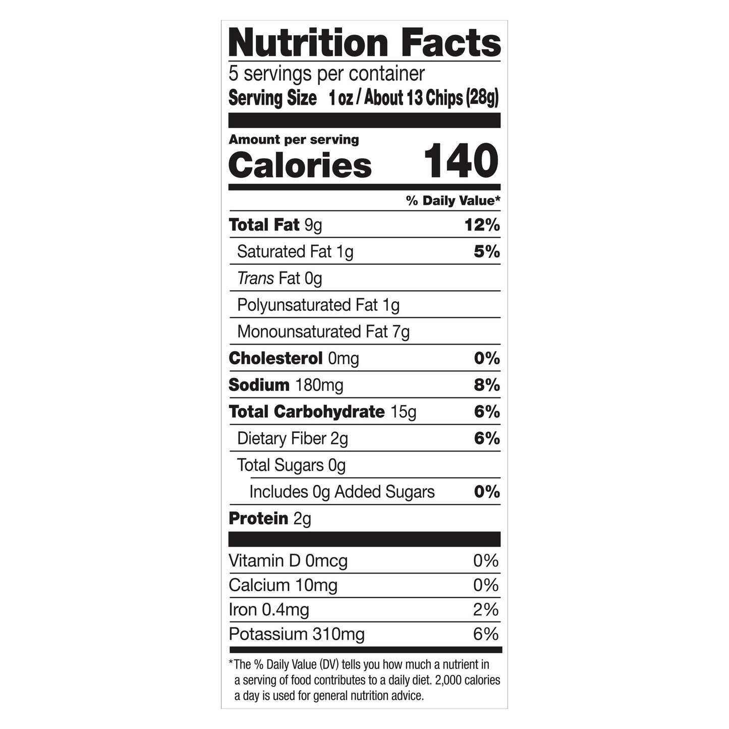 Kettle Brand Sea Salt & Vinegar Potato Chips 5 oz