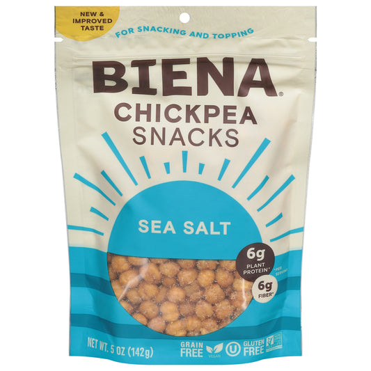 Biena Sea Salt Chickpea Snacks 5 oz