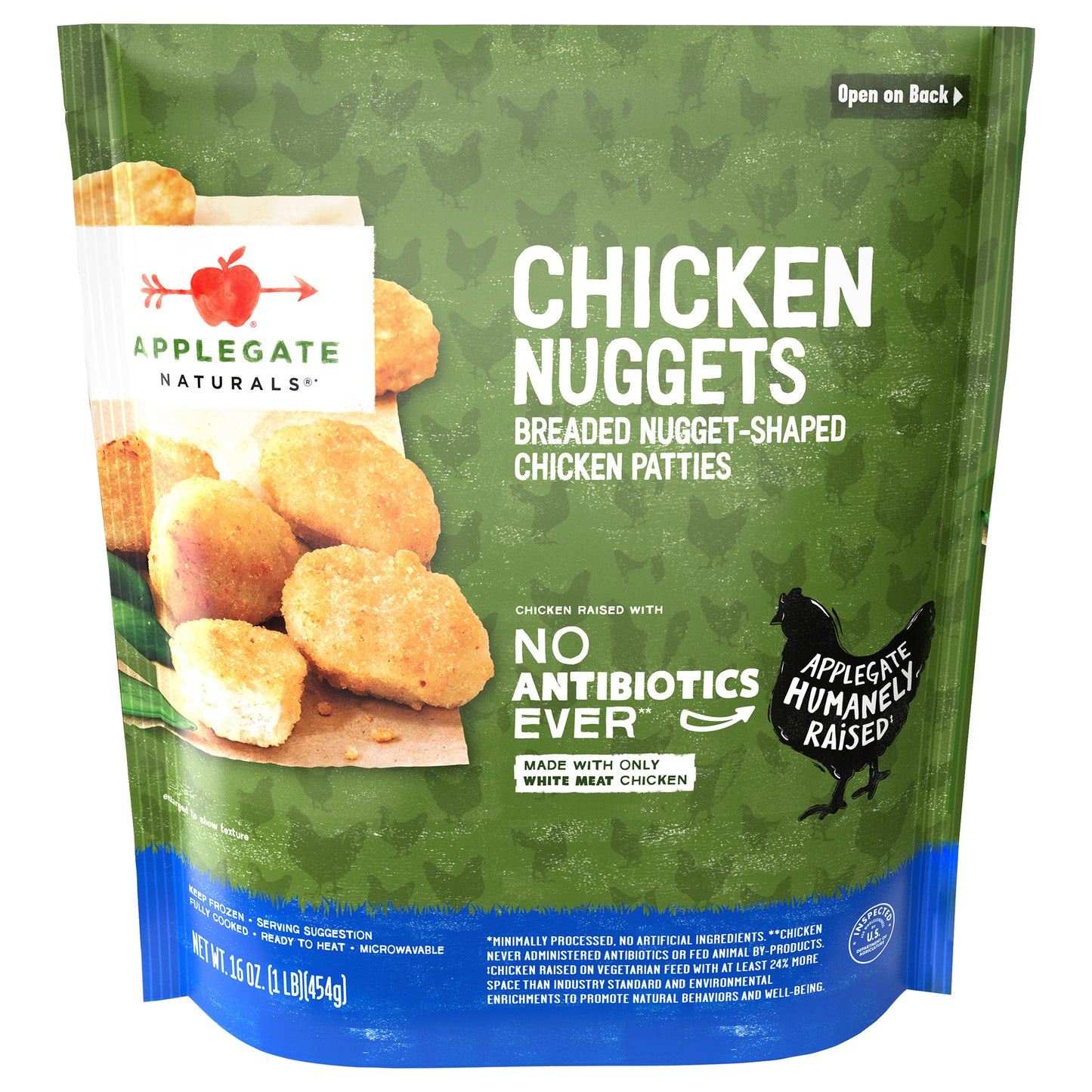 Applegate Natural Chicken Nuggets, 16oz (Frozen)