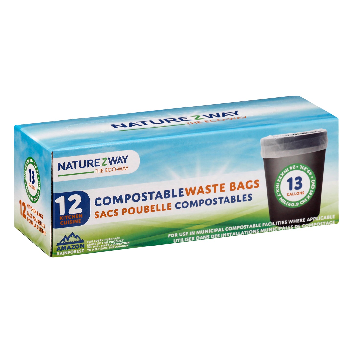 NatureZWay Waste Bags 12 ea
