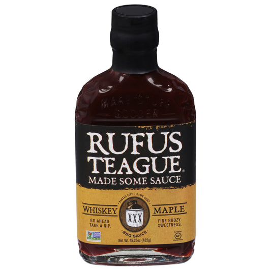 Rufus Teague Whiskey Maple BBQ Sauce 15.25 oz