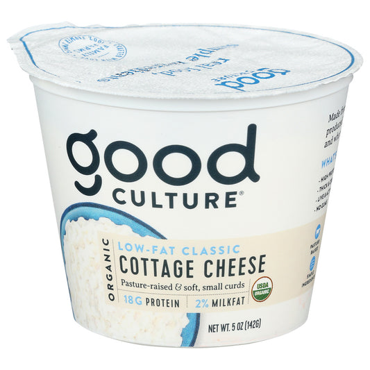 Good Culture, Organic Low Fat Classic Cottage Cheese, 5.3 Oz