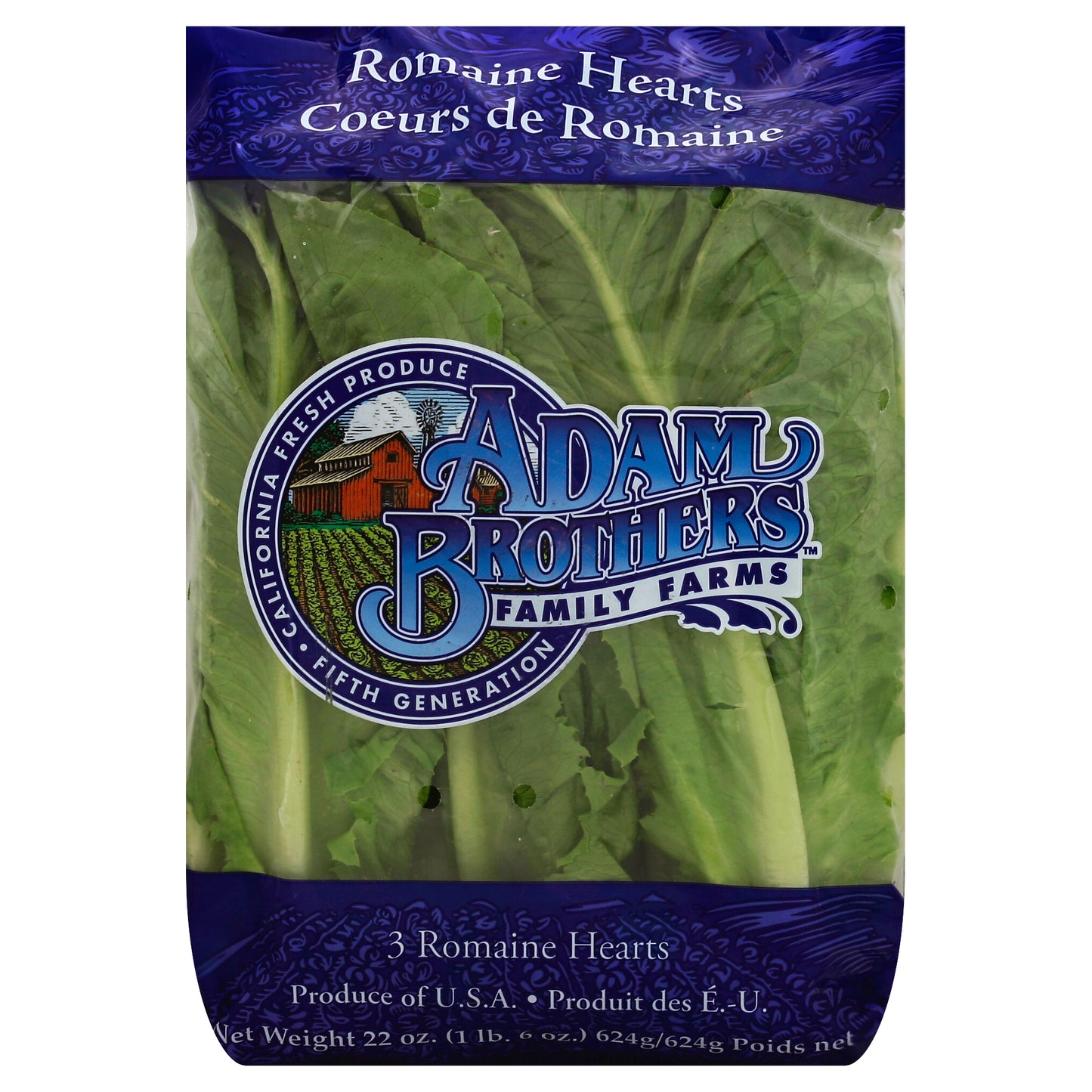 Adam Brothers Romaine Hearts 3 ea
