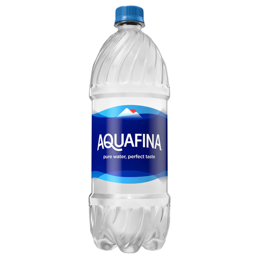 Aquafina Purified Drinking Water 33.8 Fl Oz Bottle