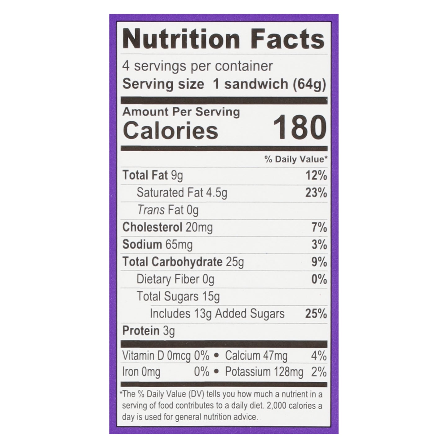 Alden's Organic Round Sammies Ice Cream Sandwich with Real Organic Cocoa 4 - 3.5 fl oz Sandwiches