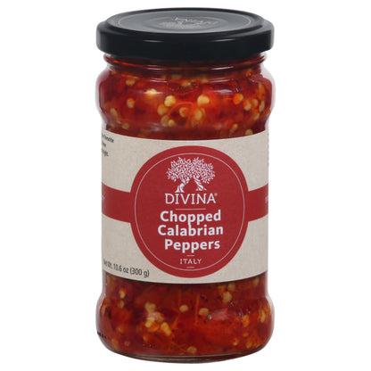 Divina Chopped Calabrian Peppers 10.6 oz
