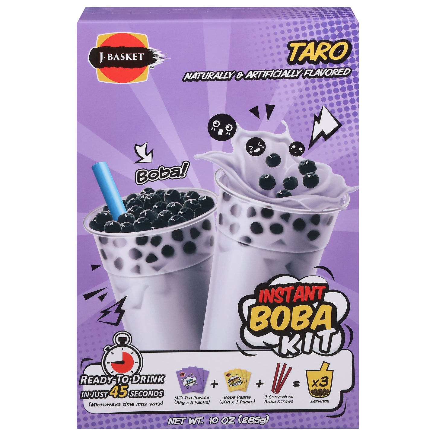 J-Basket Taro Instant Boba Kit 10 oz