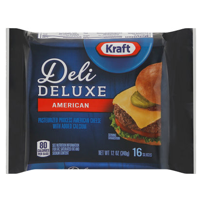 Kraft Deli Deluxe American Cheese Slices 16 ea