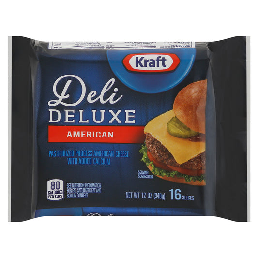 Kraft Deli Deluxe American Cheese Slices 16 ea