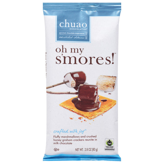 Chuao Chocolatier Oh My S'Mores! Milk Chocolate Bar 2.8 oz