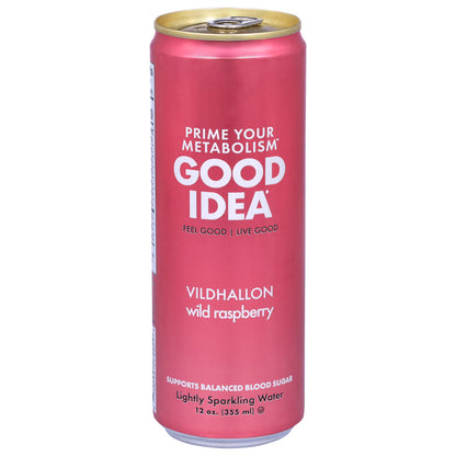 Good Idea Lightly Wild Raspberry Sparkling Water 12 oz