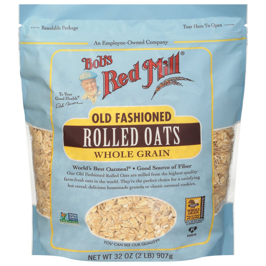 Bob's Red Mill Whole Grain Old Fashioned Rolled Oats 32 oz