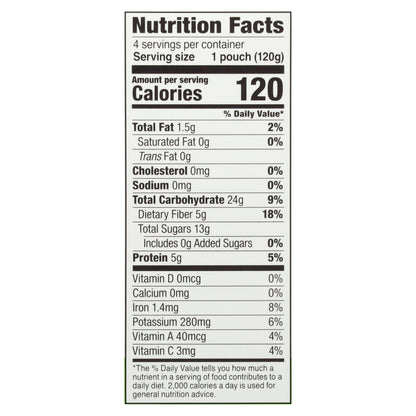 Noka + Prebiotic Fiber & Flax Strawberry Pineapple Superfood Smoothies 4 - 4.22 oz Pouches