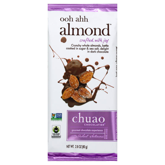 Chuao Chocolatier Dark Chocolate 2.8 oz - Almond