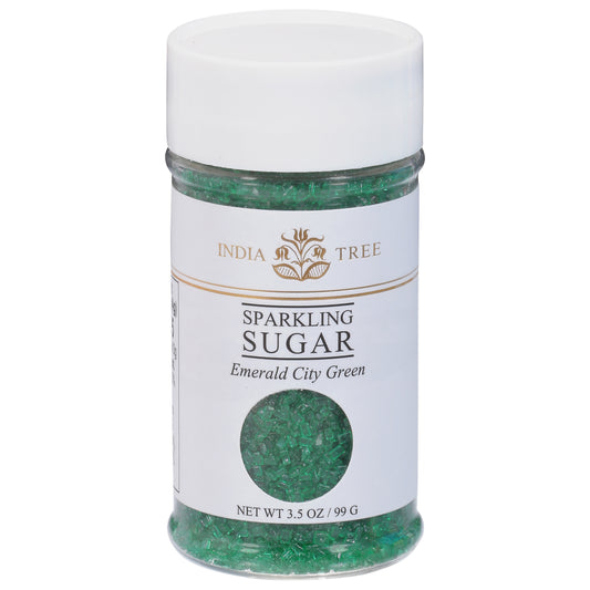 India Tree Emerald City Green Sparkling Sugar 3.5 oz