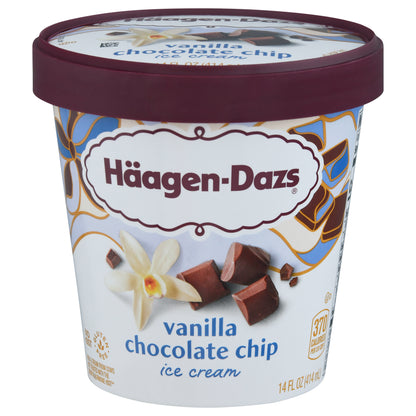 Haagen-Dazs Vanilla Chocolate Chip Ice Cream 14 fl oz