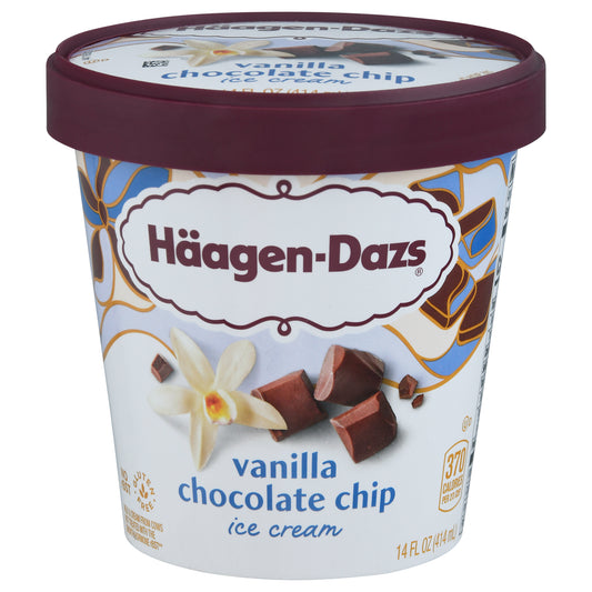 Haagen-Dazs Vanilla Chocolate Chip Ice Cream 14 fl oz