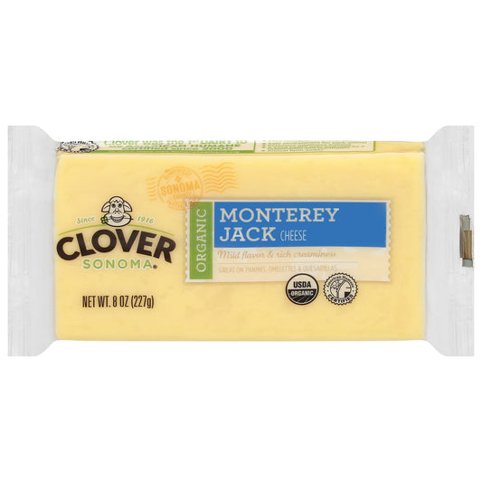 Clover Sonoma Organic Monterey Jack Cheese 8 oz