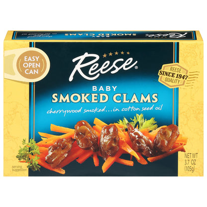 Reese Smoked Clams Baby 3.7 oz