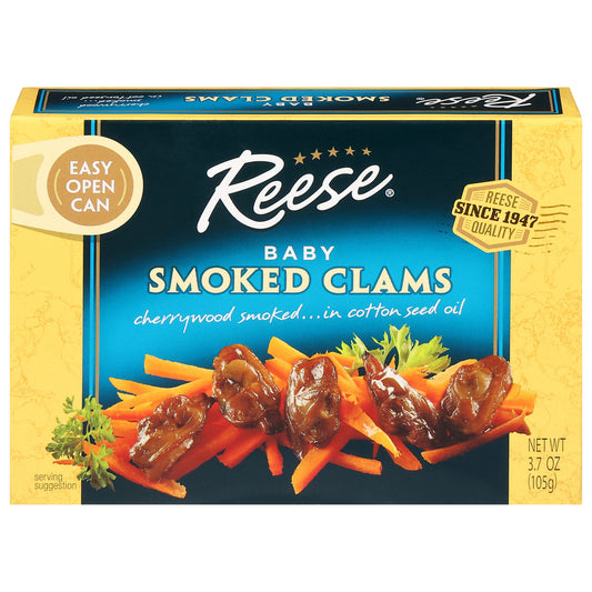 Reese Smoked Clams Baby 3.7 oz