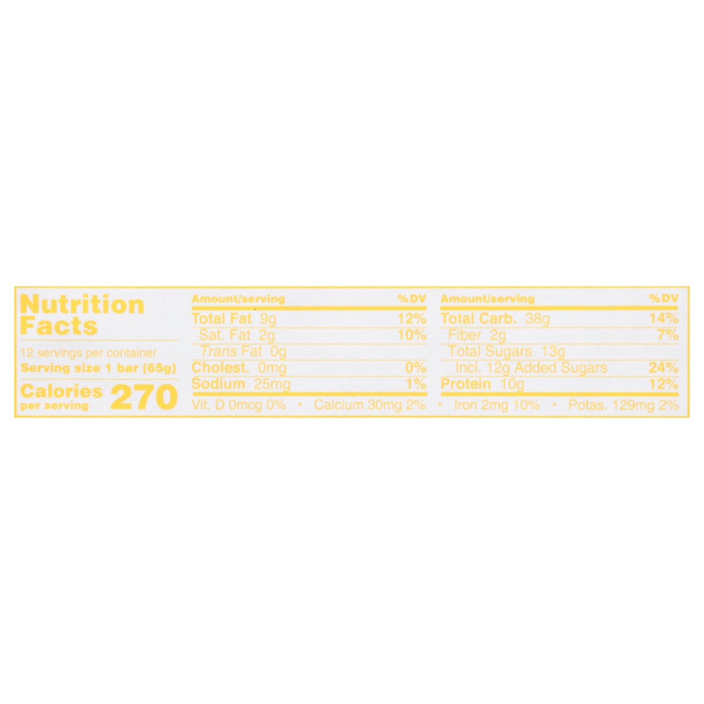 GoMacro Lemon + Lemon MacroBar 2.3 oz