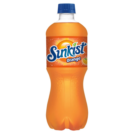 Sunkist Orange Soda, 20 fl oz bottle