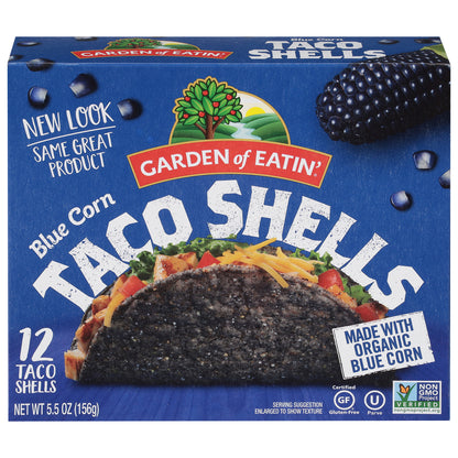 Garden of Eatin' Blue Corn Taco Shells 12 ea