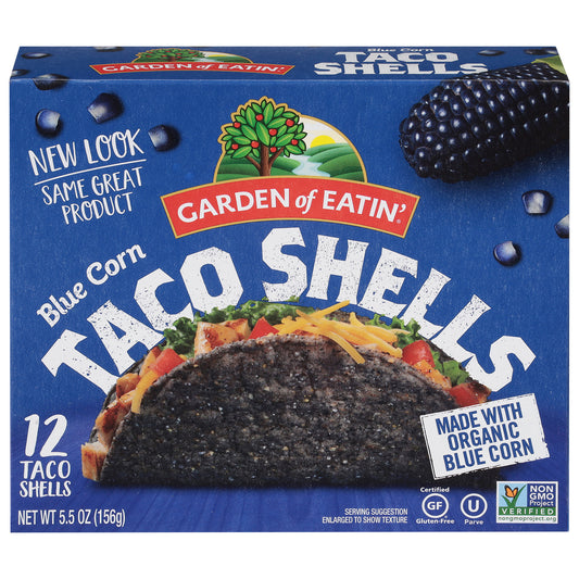 Garden of Eatin' Blue Corn Taco Shells 12 ea