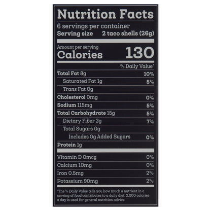 Siete Grain Free Taco Shells 12 ea