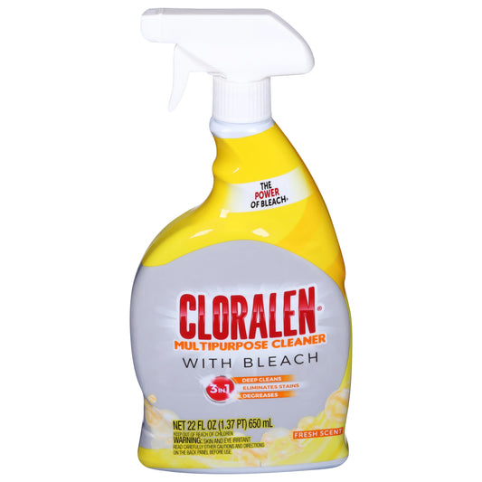Cloralen 3 in 1 Fresh Scent Multipurpose Cleaner with Bleach 22 fl oz