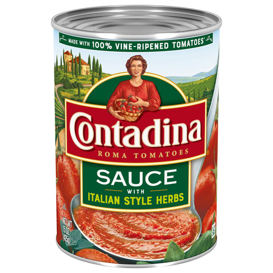 Contadina Tomato Sauce with Italian Herbs, 15 oz Can