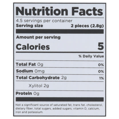 Pur Aspartame Free Sugar-Free Spearmint Gum 9 Pieces